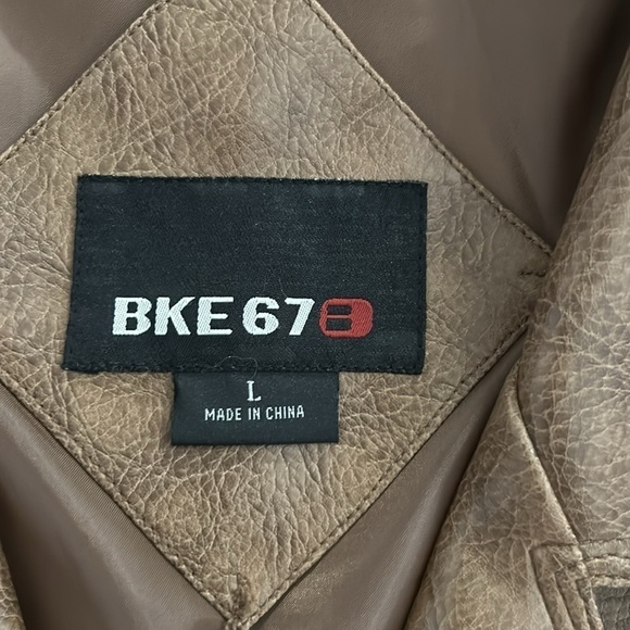 BKE Leather Coat - Picture 2 of 9